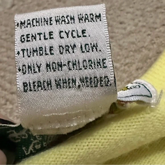 Men’s Vintage Augusta National Golf Shop Light Yellow V Neck Sweater Size XXL - Picture 5 of 5